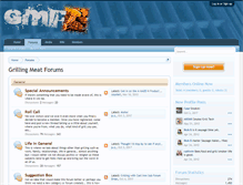 Tablet Screenshot of grillingmeatforums.com